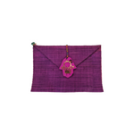 Purple Clutch with Arabian Design