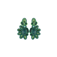 Soutache Earring - Green